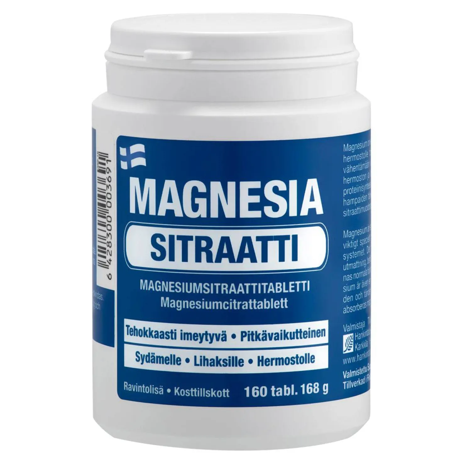 Magnesia Sitraatti - Magnesiumsitraattitabletti 160 tabl.