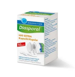 Magnesium Diasporal Extra 400 mg kapselit - 50 päiväannosta