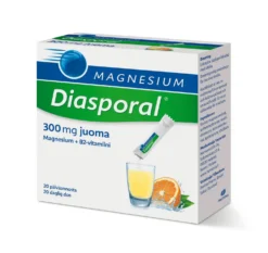 Magnesium Diasporal 300 mg - Appelsiininmakuinen juomajauhe 20 annosta