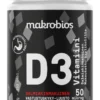 Makrobios D3 Vitamiini Salmiakki 50 μg - pureskeltava 150 tabl.