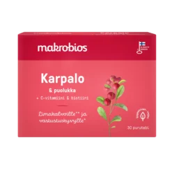 Makrobios Karpalo & Puolukka 30 purutabl.