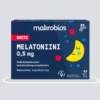 Makrobios Mieto Melatoniini 0,5 mg - Vadelmanmakuinen purutabletti 60 tabl.