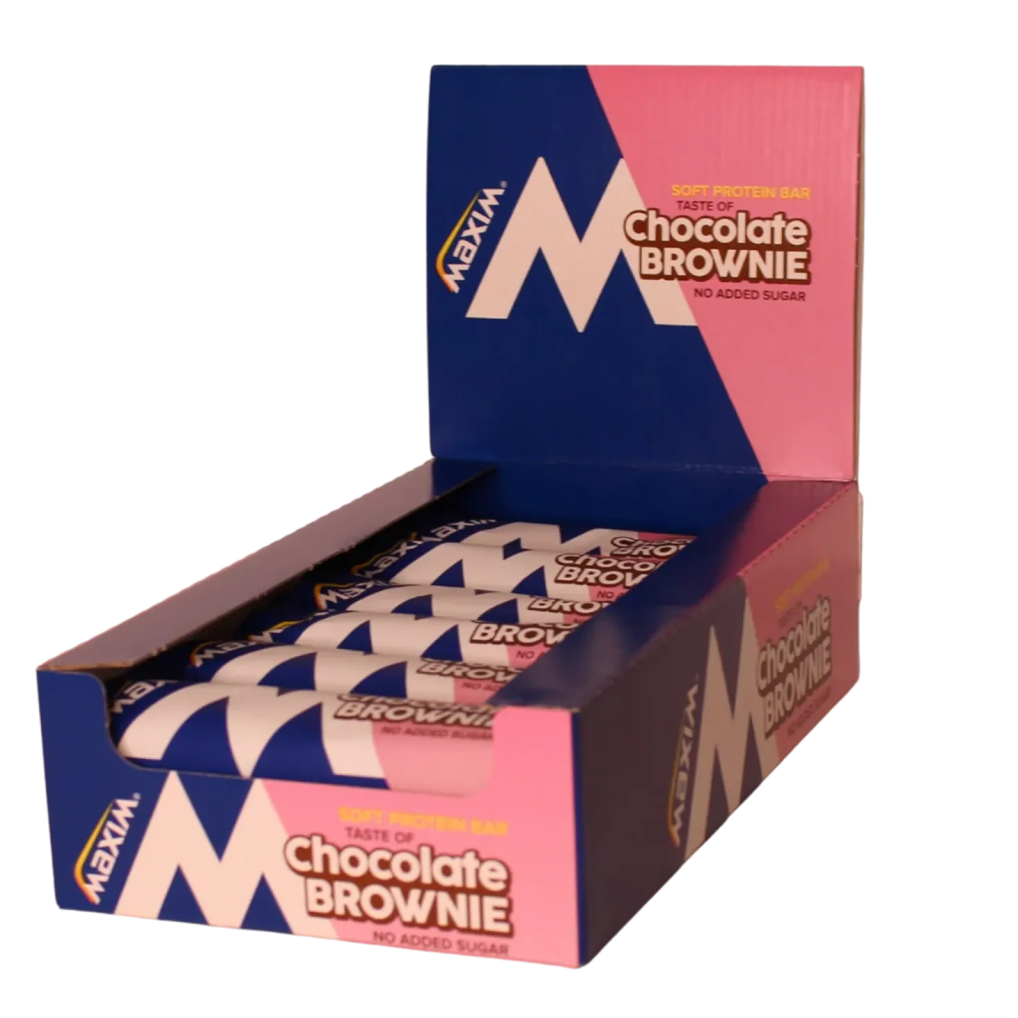 Maxim Soft Protein Bar Chocolate Brownie - Proteiinipatukka Brownie 18 x 55 g - TUKKUPAKKAUS - Päiväys 02/2027