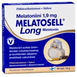Melatosell Long 1,9 mg - melatoniini 60 tabl.
