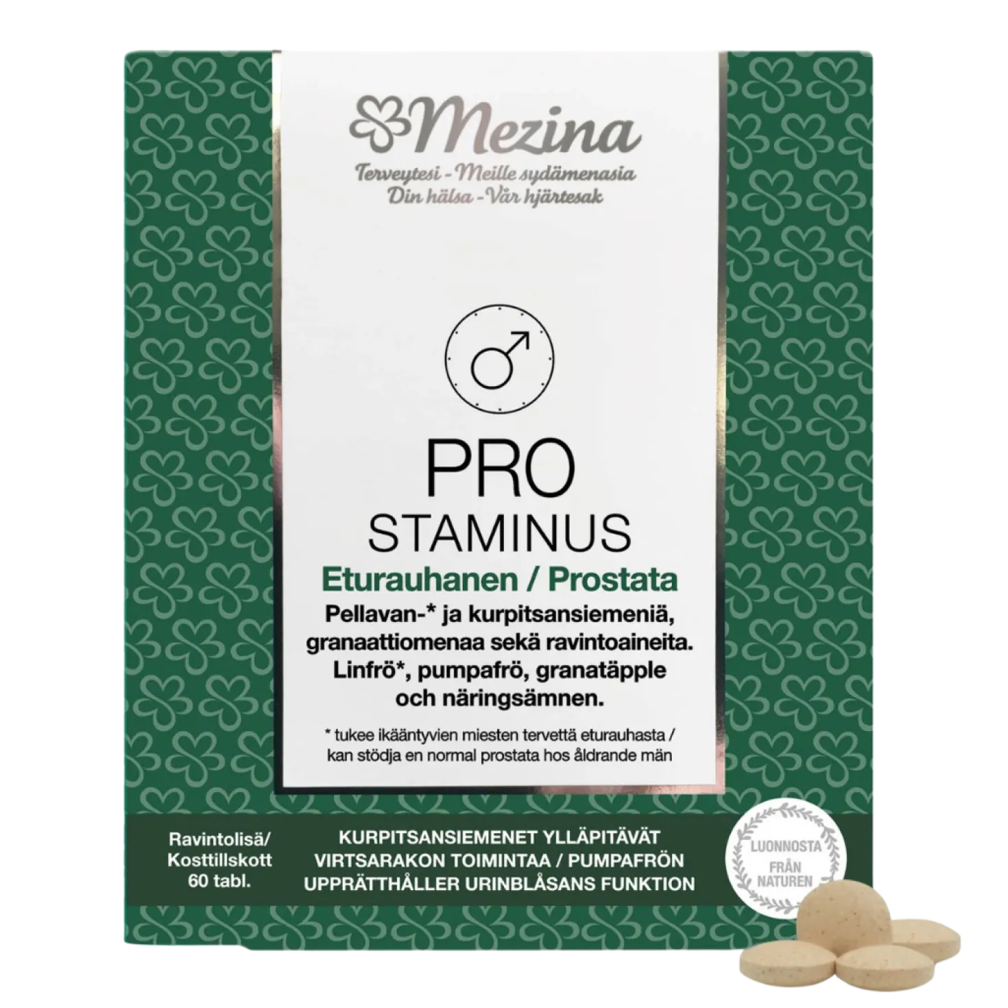 Mezina ProStaminus - Miesten hyvinvointiin 60 tabl.