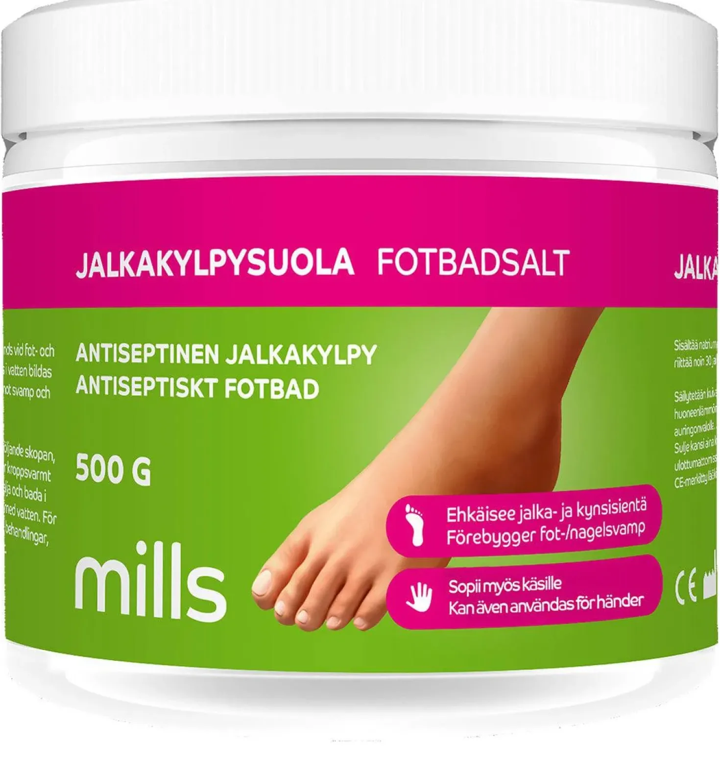 Mills Jalkakylpysuola 500 g