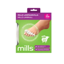 Mills Lampaanvilla 20 g - Hautumien Ennaltaehkäisyyn ja Hoitoon Varvasväleissä