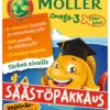 Möller Omega-3 Pikkukalat SÄÄSTÖPAKKAUS - Hedelmänmakuinen 72 kpl.