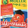 Möller Omega-3 Pikkukalat Vadelmainen - Säästöpakkaus 72 pureskeltavaa pikkukalaa
