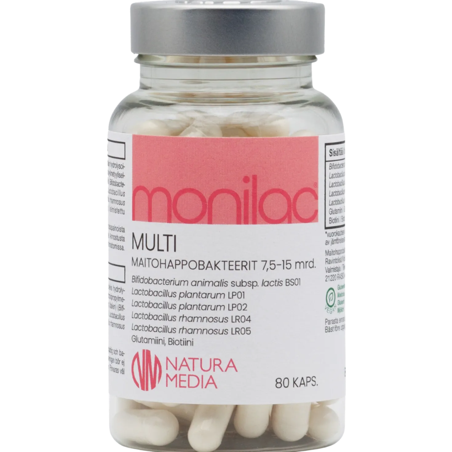 Monilac Multi - Maitohappobakteeri 80 kaps.