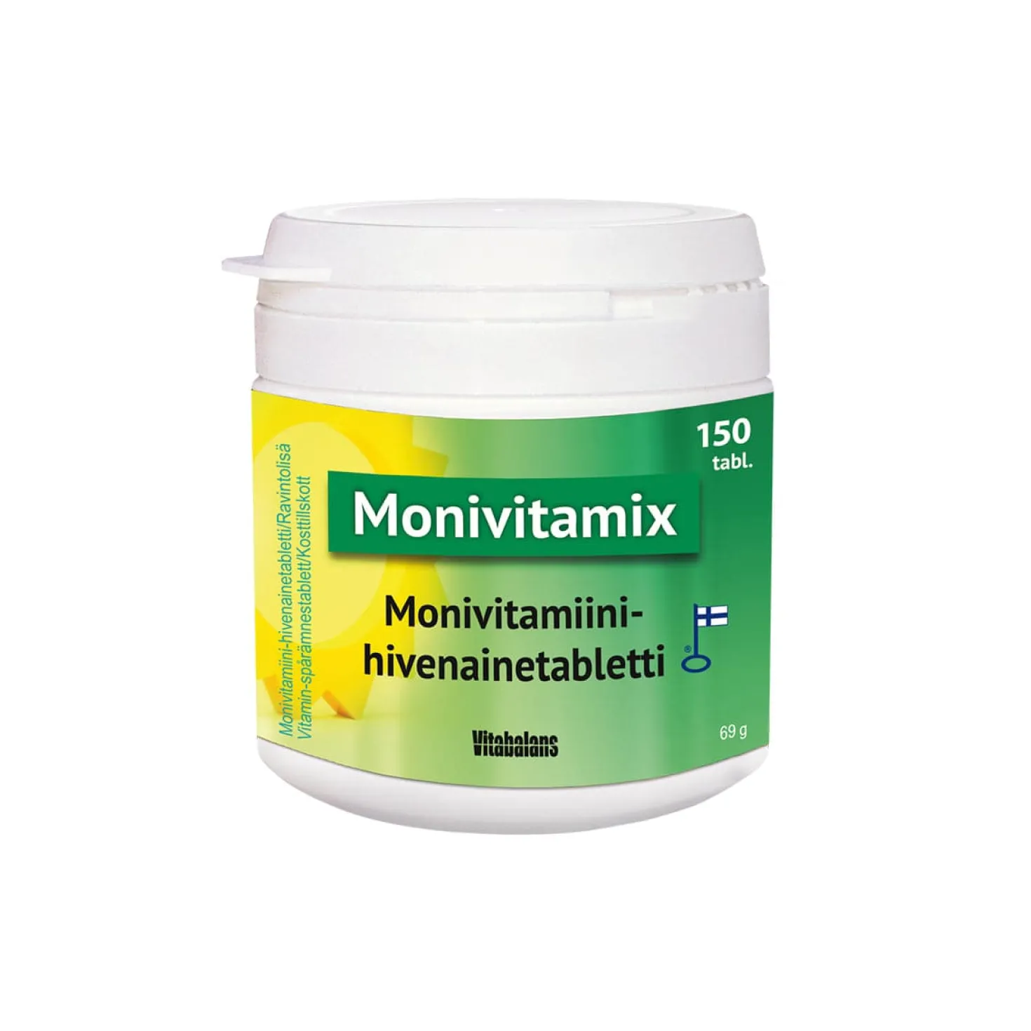 Monivitamix 150 tabl. - Monivitamiini-hivenainetabletti