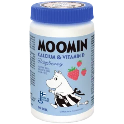 Moomin Kalsium & D-vitamiini Purutabletti 90 tabl.