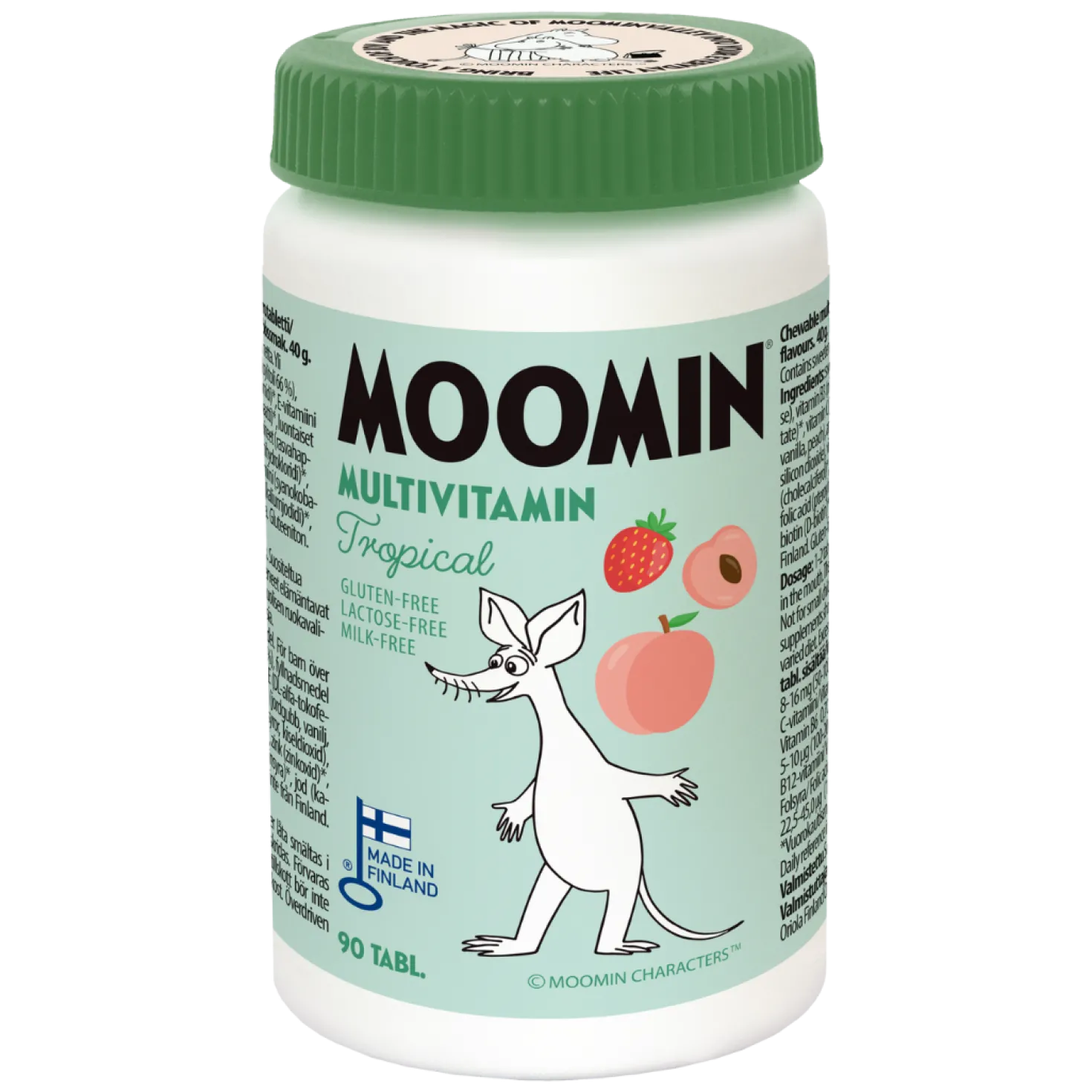 Moomin Monivitamiini Tropical 90 tabl.