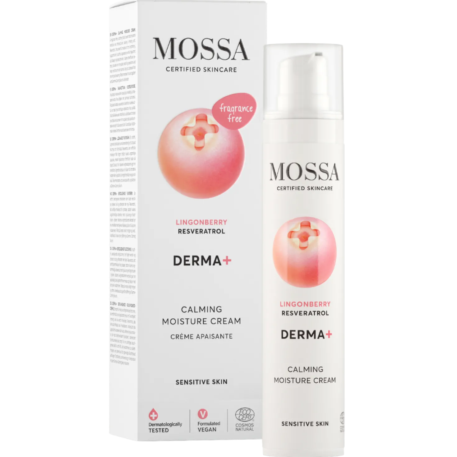 Mossa Derma+ Calming Moisture Cream - Rauhoittava kasvovoide 50 ml