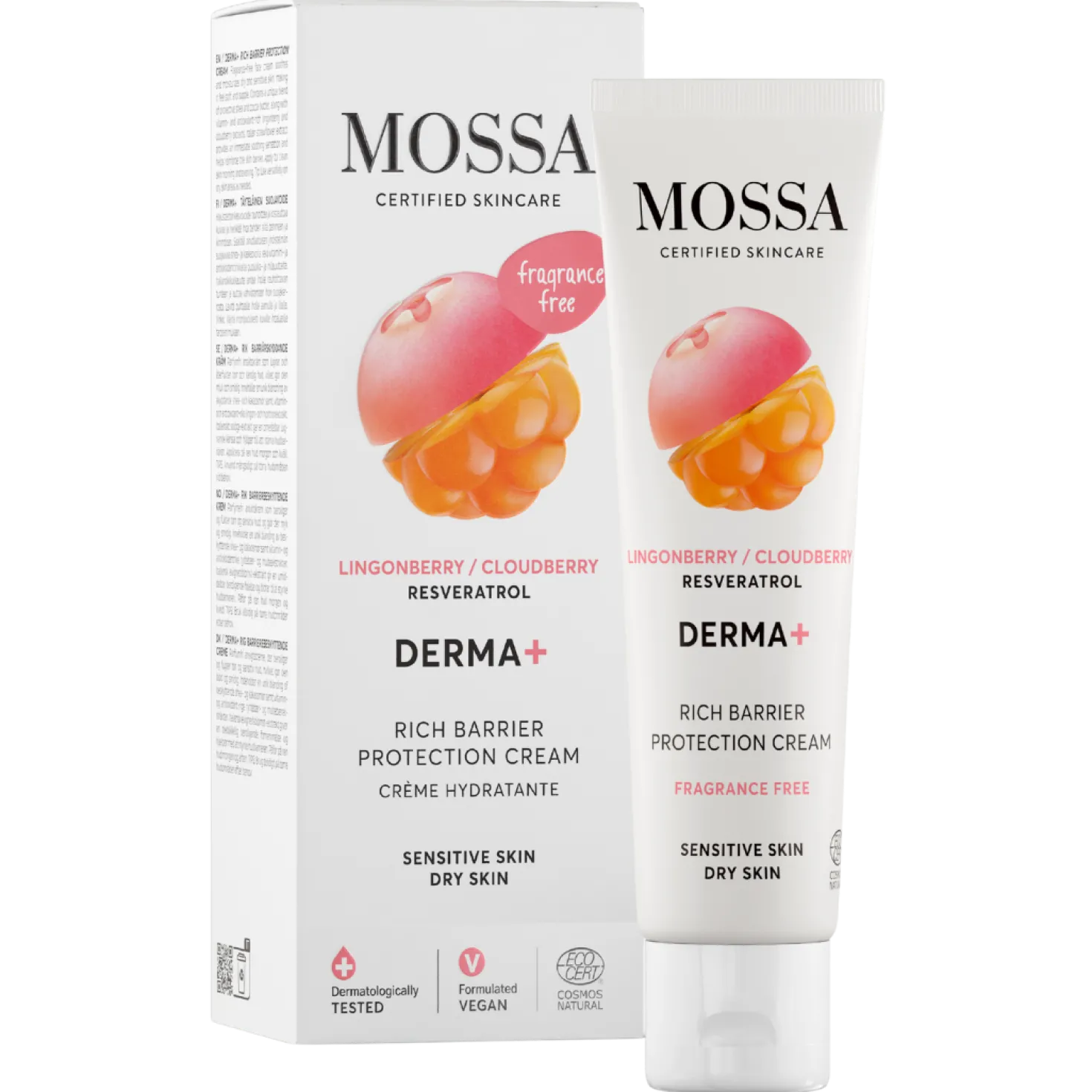 Mossa Derma+ Rich Barrier Protection Cream - Täyteläinen suojavoide 60 ml