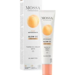 Mossa Glow Tinted CC Cream SPF15 - CC-voide Light Beige 40 ml