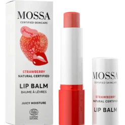 Mossa Juicy Moisture Lip Balm - Mansikka huulivoide 4,5 g