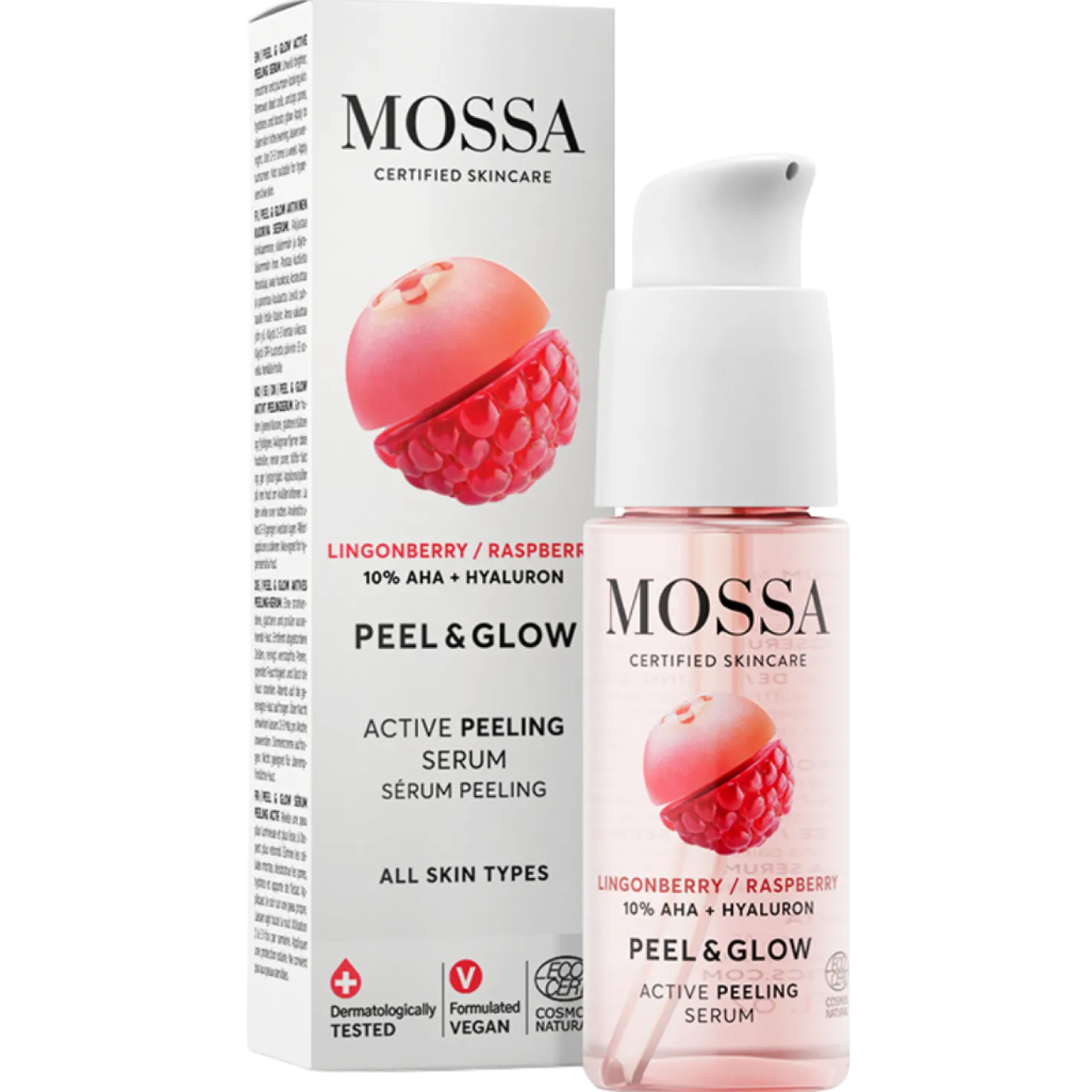 Mossa Peel & Glow Active Peeling Serum - Kuoriva seerumi 30 ml