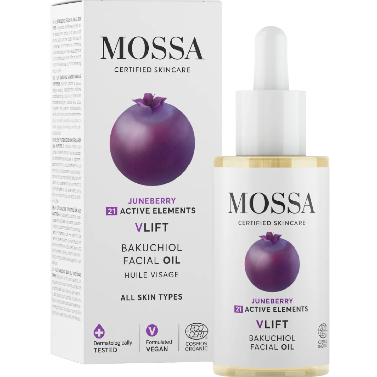 Mossa V Lift Bakuchiol Facial Oil - Kasvoöljy 30 ml