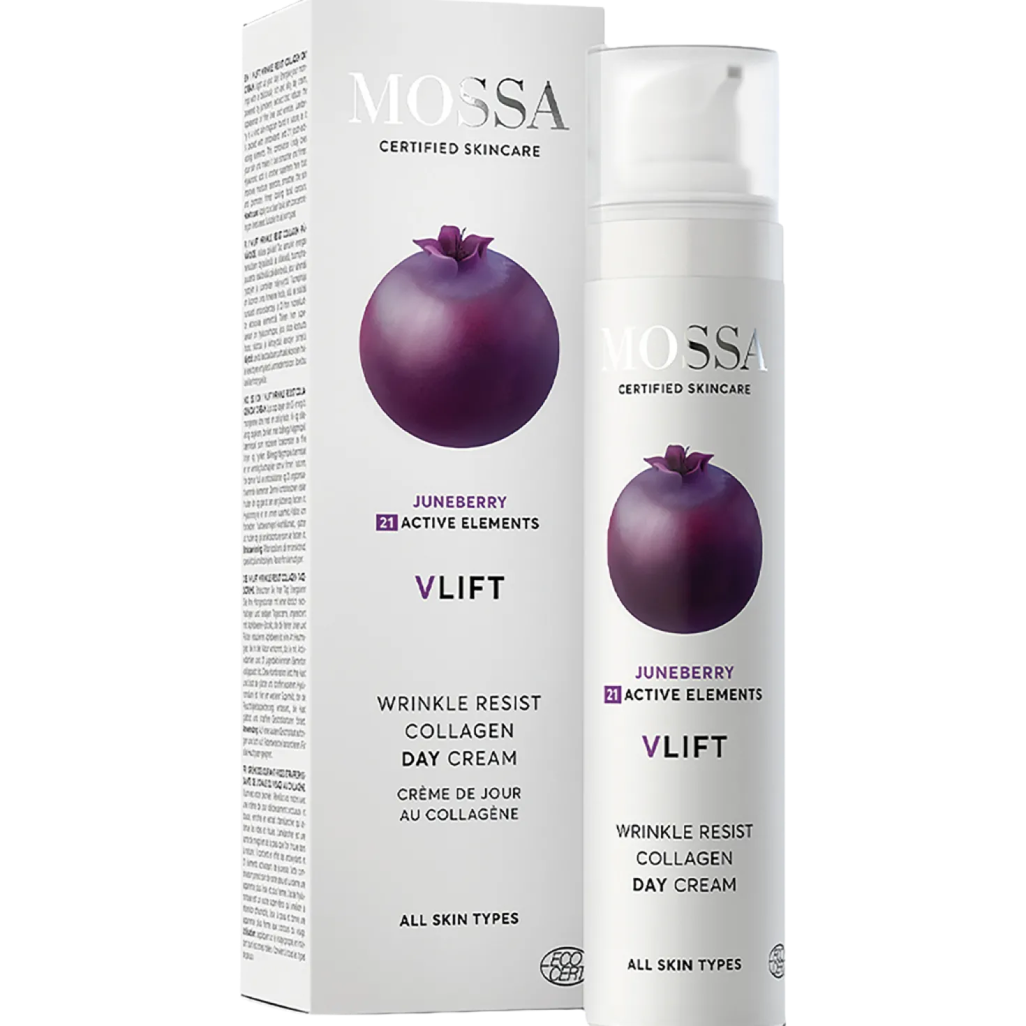 Mossa V Lift Wrinkle Resist Collagen Day Cream - Kiinteyttävä päivävoide 50 ml