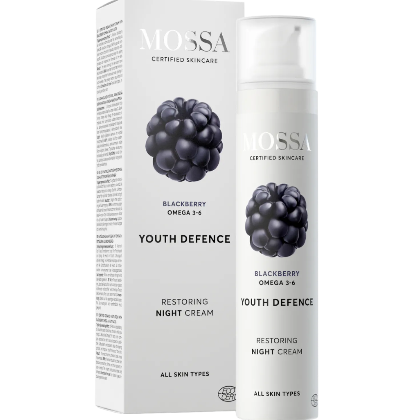 Mossa Youth Defence Restoring Night Cream - Yövoide 50 ml