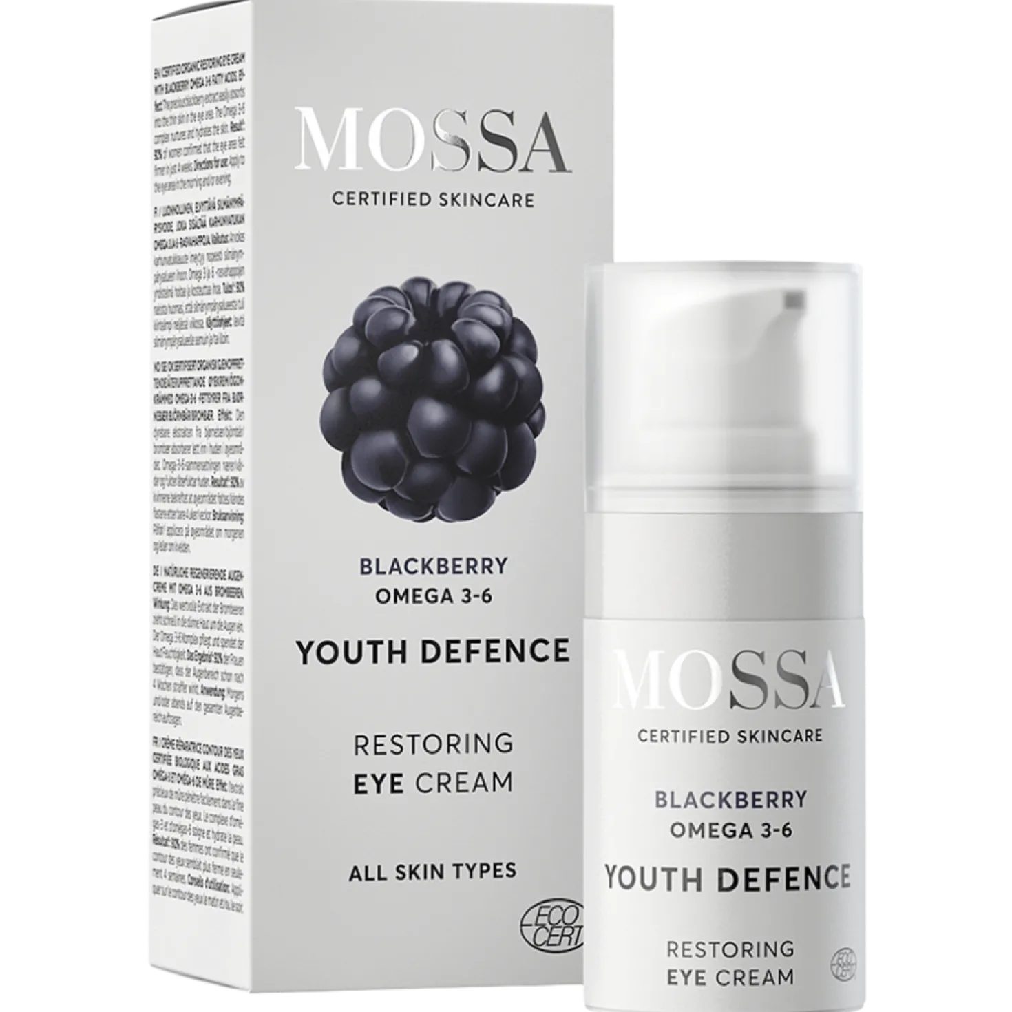 Mossa Youth Defence Restoring Eye Cream - Silmänympärysvoide 15 ml