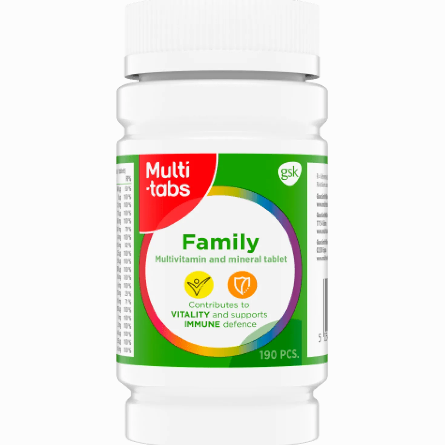 Multi-tabs Family 190 tabl.