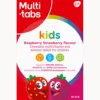 Multi-tabs Kids Vadelma-mansikka Monivitamiini 90 purutablettia