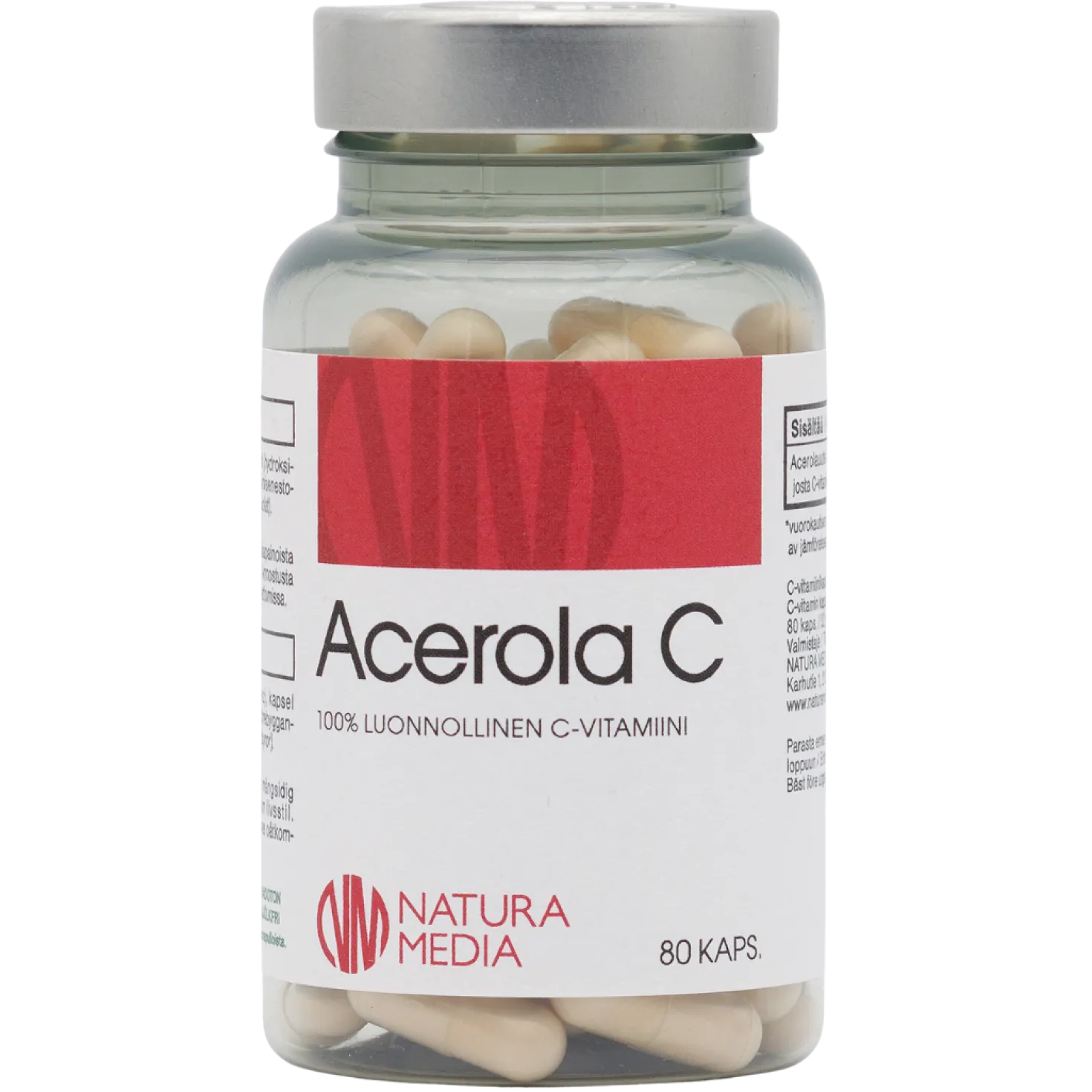 Natura Media Acerola C 80 kaps.