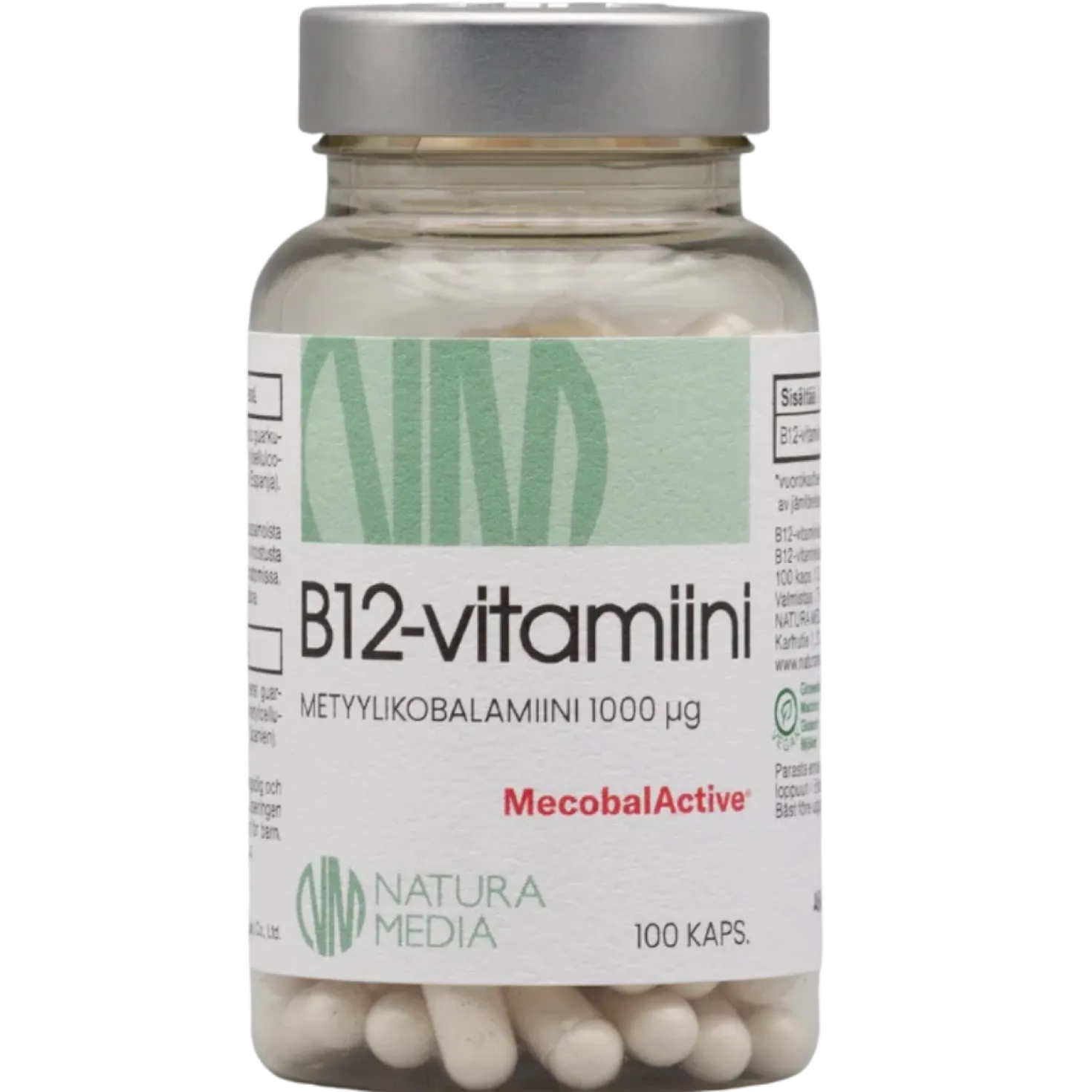 Natura Media B12 1000 µg 100 kaps.