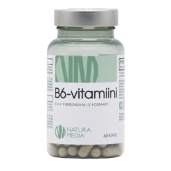 Natura Media B6 25 mg - B6-vitamiini P-5-P 60 kaps.
