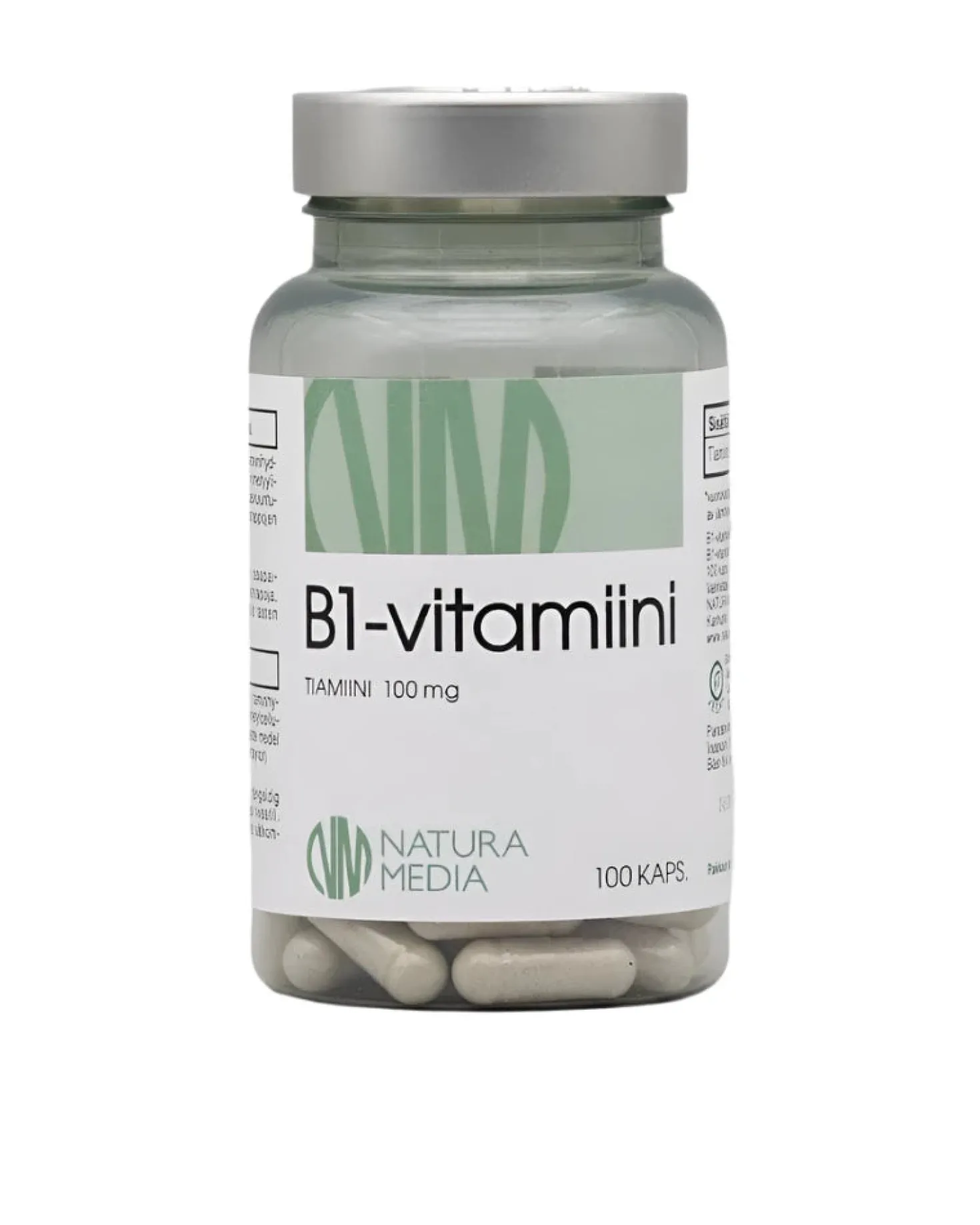 Natura Media B1-vitamiini 100 kaps.