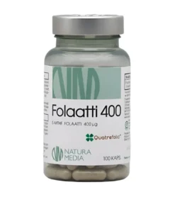 Natura Media Folaatti 400 100 kaps.