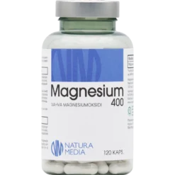 Natura Media Magnesium 400 mg 120 kaps. - toimituskatko toistaiseksi
