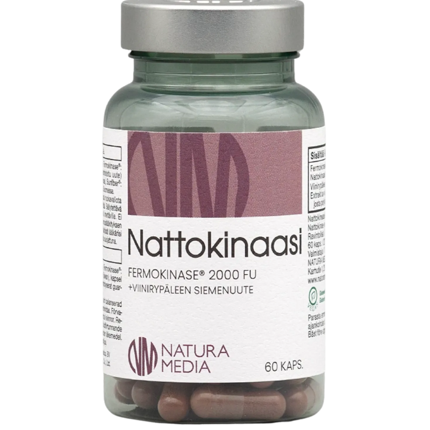 Natura Media Nattokinaasi 2000 FU 60 kaps.