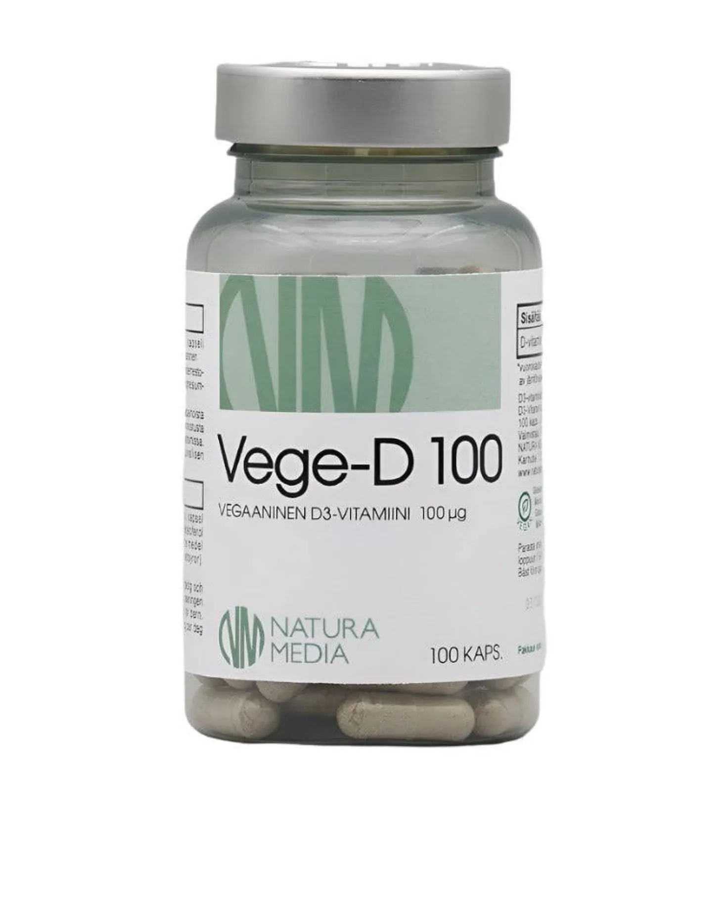 Natura Media Vege-D 100 100 kaps.