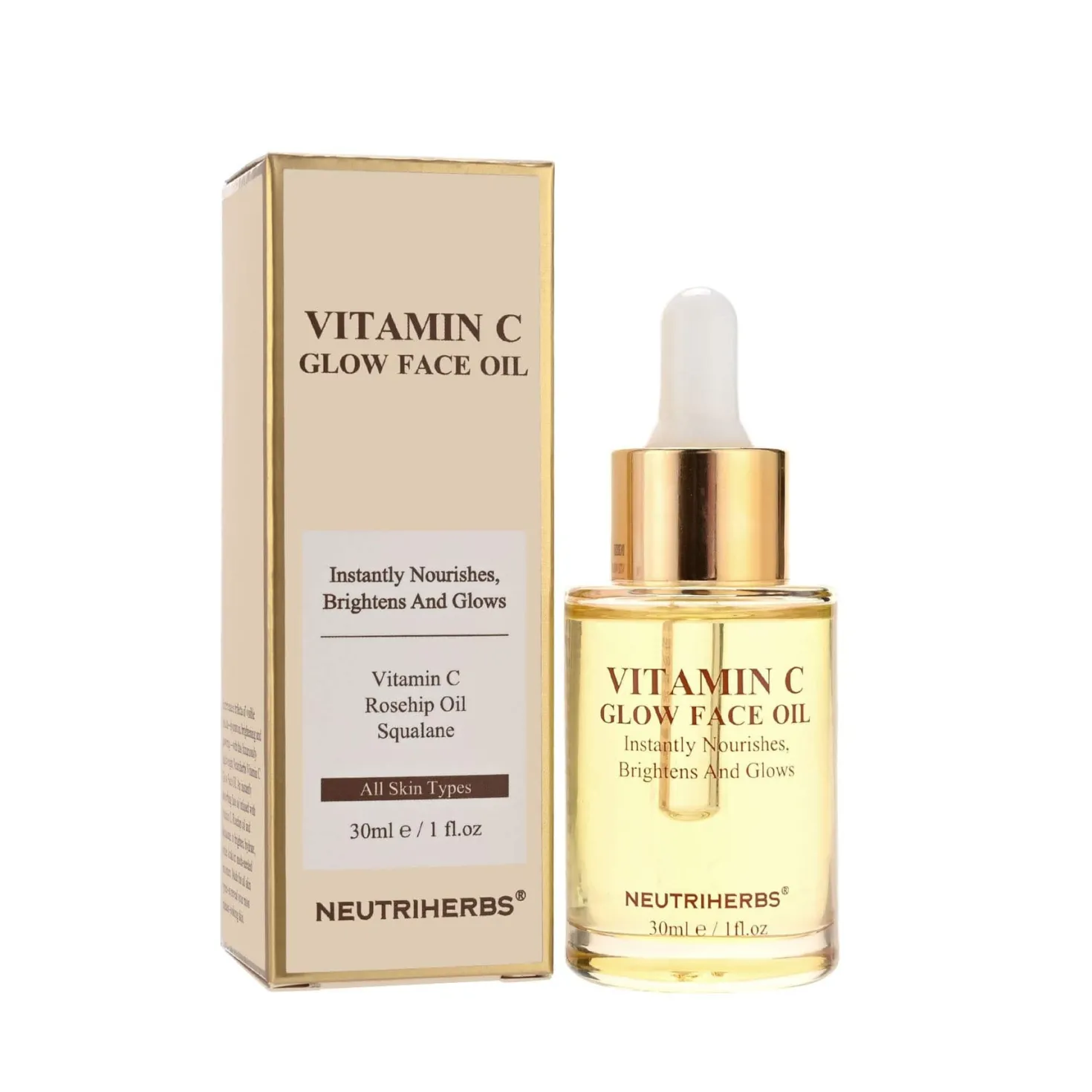 Neutriherbs Vitamin C Glow Face Oil - C-vitamiini Kasvoöljy 30 ml