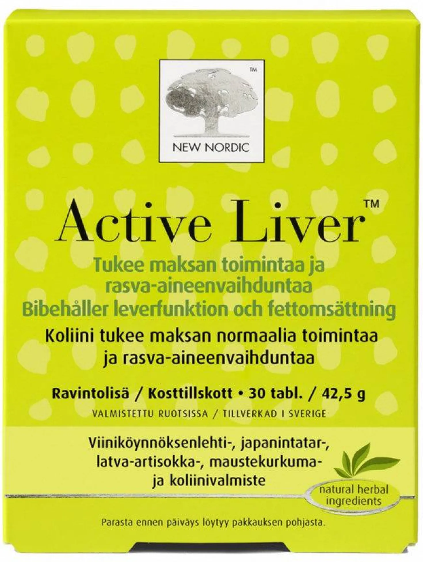 New Nordic Active Liver 30 tabl.
