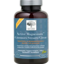 New Nordic Active Magnesium Gummies - Magnesiumsitraatti Pehmopalat 60 kpl