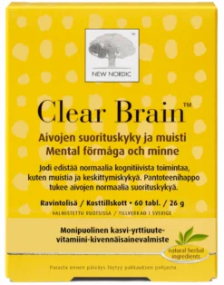 New Nordic Clear Brain 60 tabl.