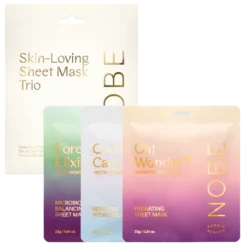 NOBE Skin-Loving Sheet Mask Trio - Kasvonaamiosetti