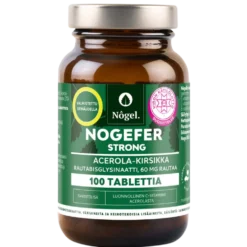 Nogel NOGEFER Strong - Acerola-kirsikka 60 mg 100 tabl.