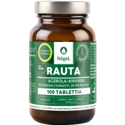 Nogel Rauta Acerola-Kirsikka 30 mg 100 tabl.