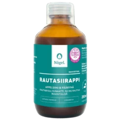 Nogel Rautasiirappi 50 mg - Appelsiini ja Päärynä 250 ml