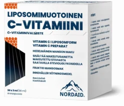 Nordaid Liposomi C-vitamiini 1000 mg - 30 x 3 ml annosta