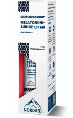 Nordaid Sleep Aid Strong - Vahva Melatoniinisuihke 1,95 mg 30 ml