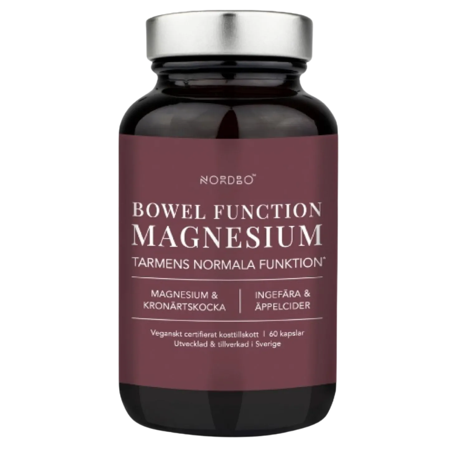 Nordbo Bowel Function Magnesium 60 kaps.