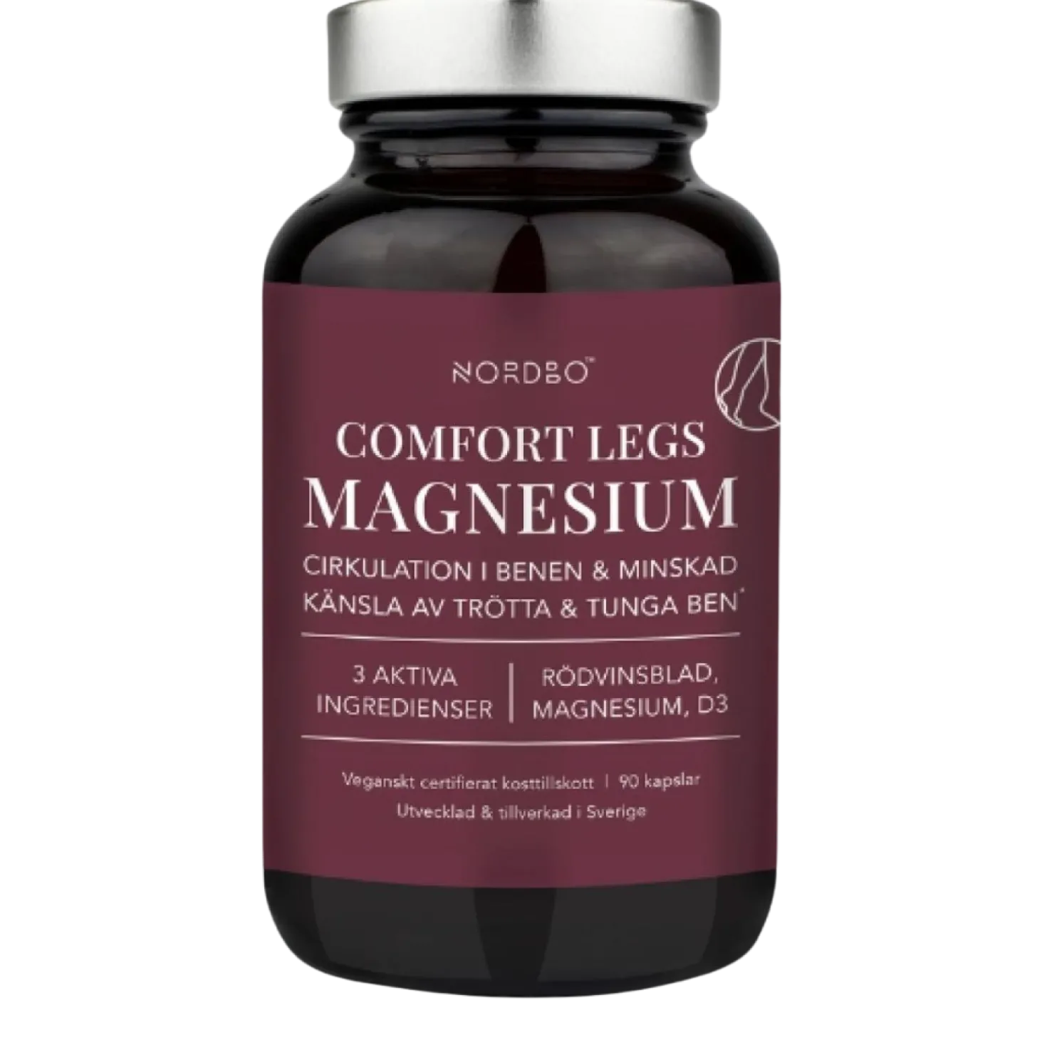 Nordbo Comfort Legs Magnesium 90 kaps.