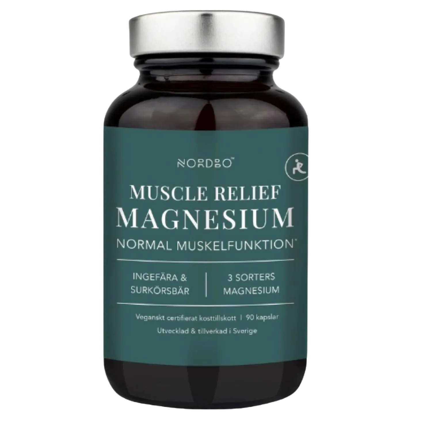 Nordbo Muscle Relief Magnesium 90 kaps.