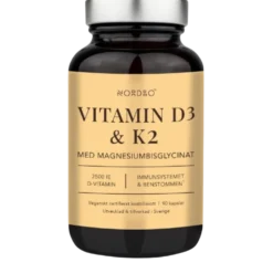 Nordbo Vitamin D3 & K2 90 kaps.
